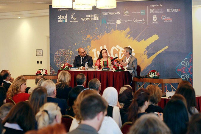 The “Understanding Masculinities, Results from the International Men and Gender Equality Study in the Middle East and North Africa” launch event in Beirut Lebanon on 2 May.