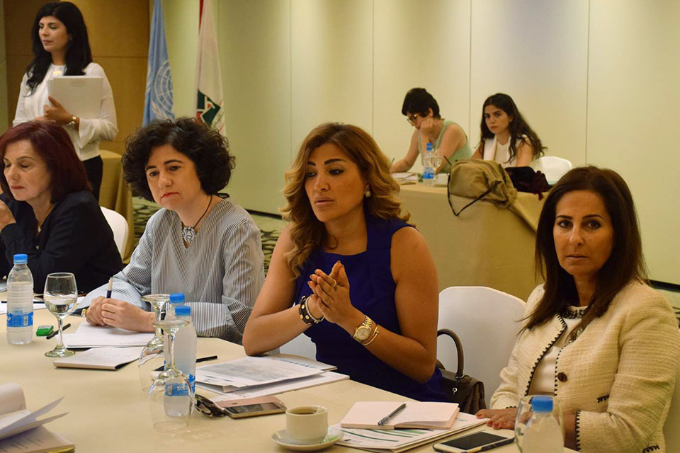 Participants during NAP 1325 consultation on legal reforms held on July 3, 2018 in Beirut, Lebanon. Photo: National Commission for Lebanese Women