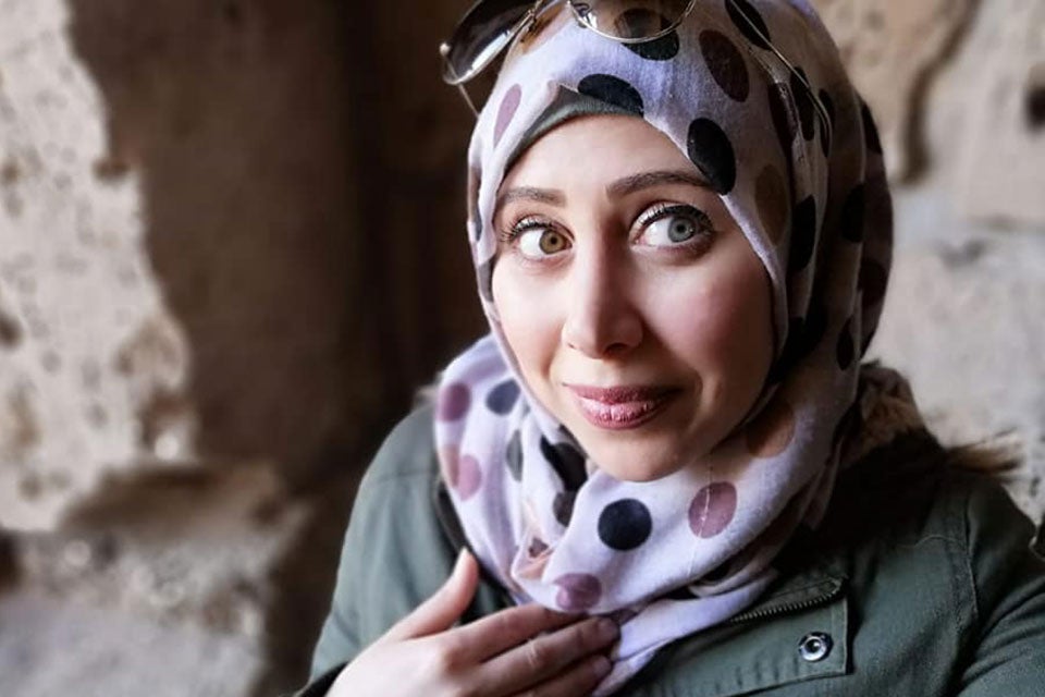 Souhaila Nassar, 33, works to support other women and girl refugees in Lebanon. Photo Courtesy of Souhaila Nassar