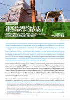Gender-Responsive Recovery in Lebanon: Recommendations for Fiscal, Social and Labour Policy Reform